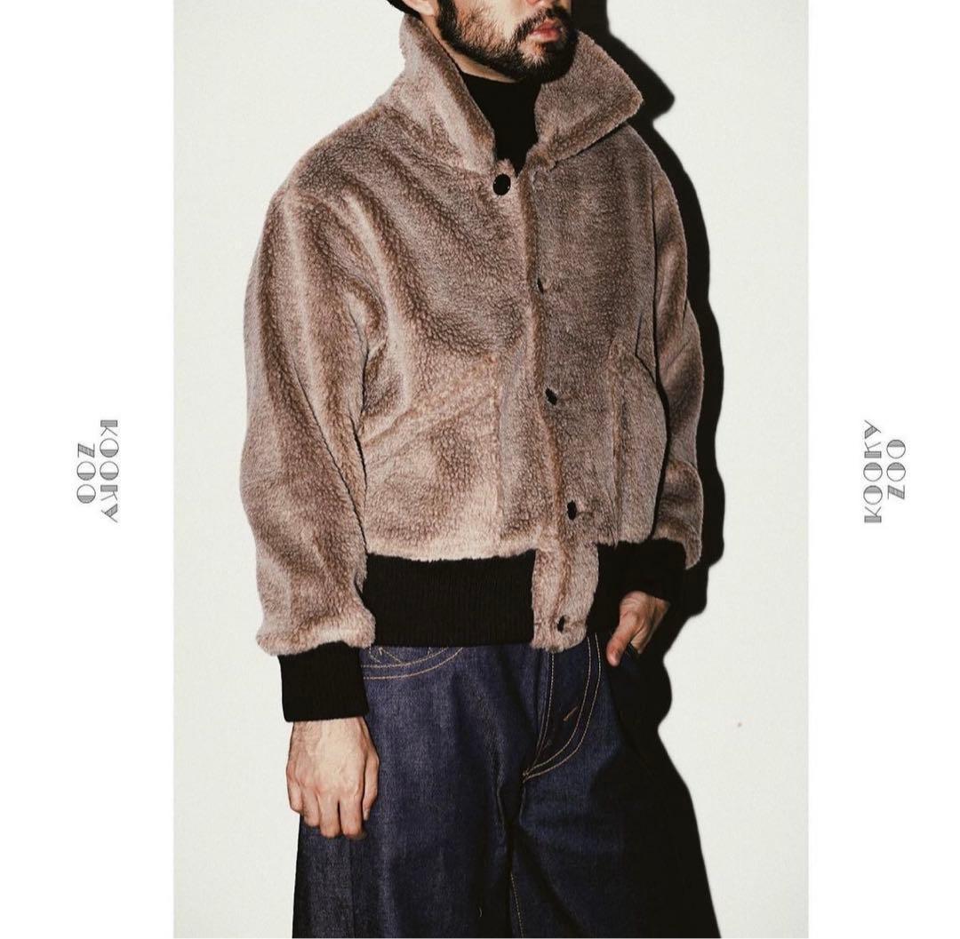 KOOKY ZOO JUVENILE FUR JACKET ベージュ