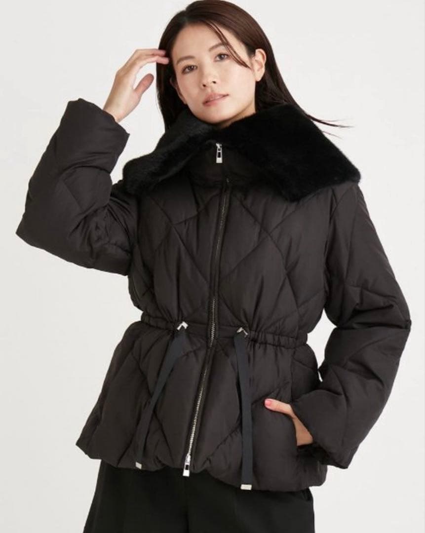 【未使用】CELFORD襟付きダウンコート