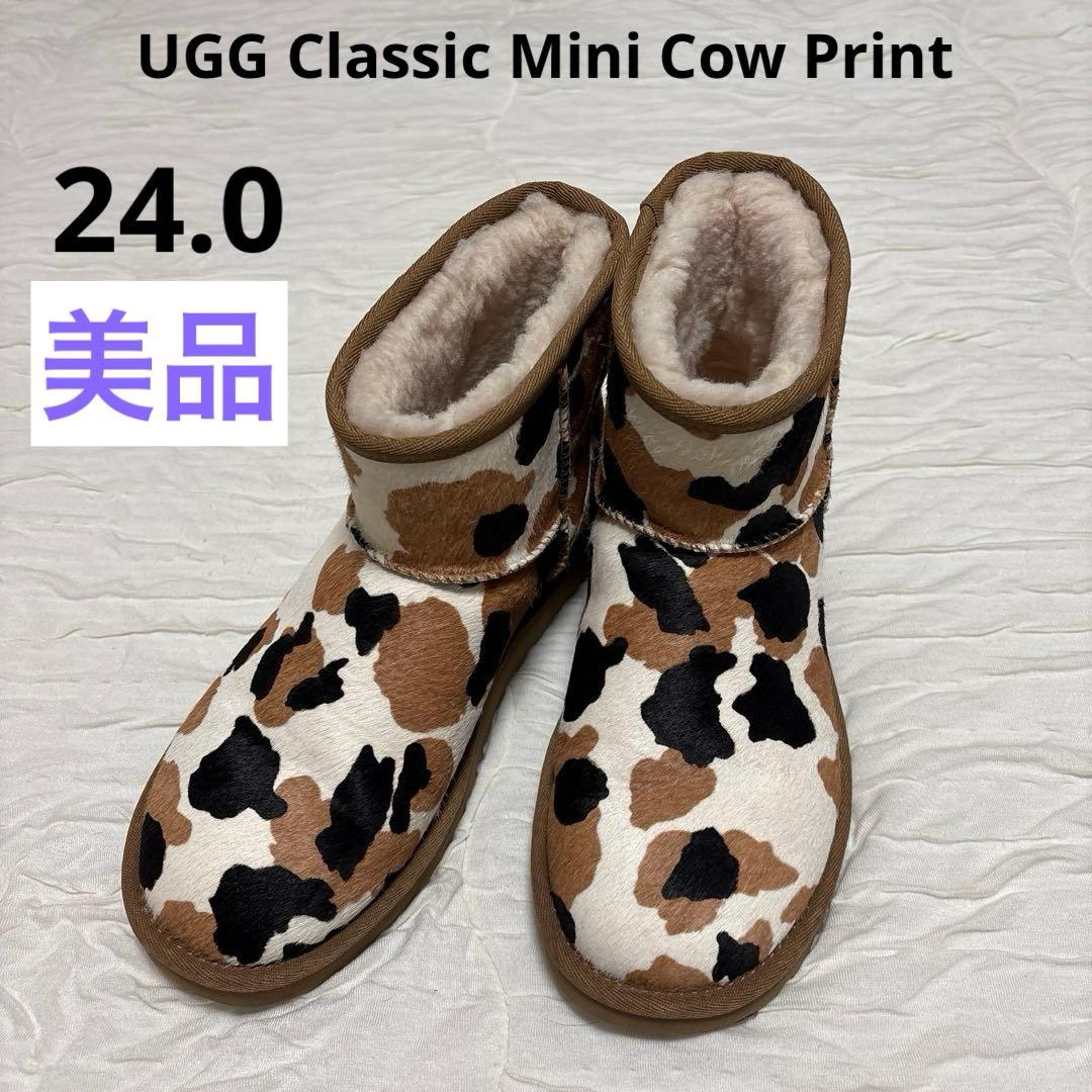 UGG Classic Mini Cow Print　牛柄 ムートンブーツ