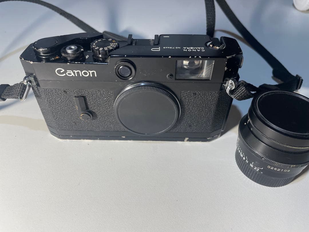 Canon P フィルムカメラ P型 オールドカメラ レトロ 未動作確認