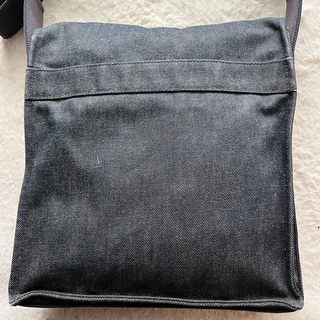 美品✨HUNTING WORLD デニム ショルダー メッセンジャーバッグ