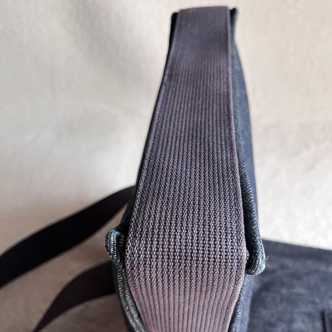 美品✨HUNTING WORLD デニム ショルダー メッセンジャーバッグ