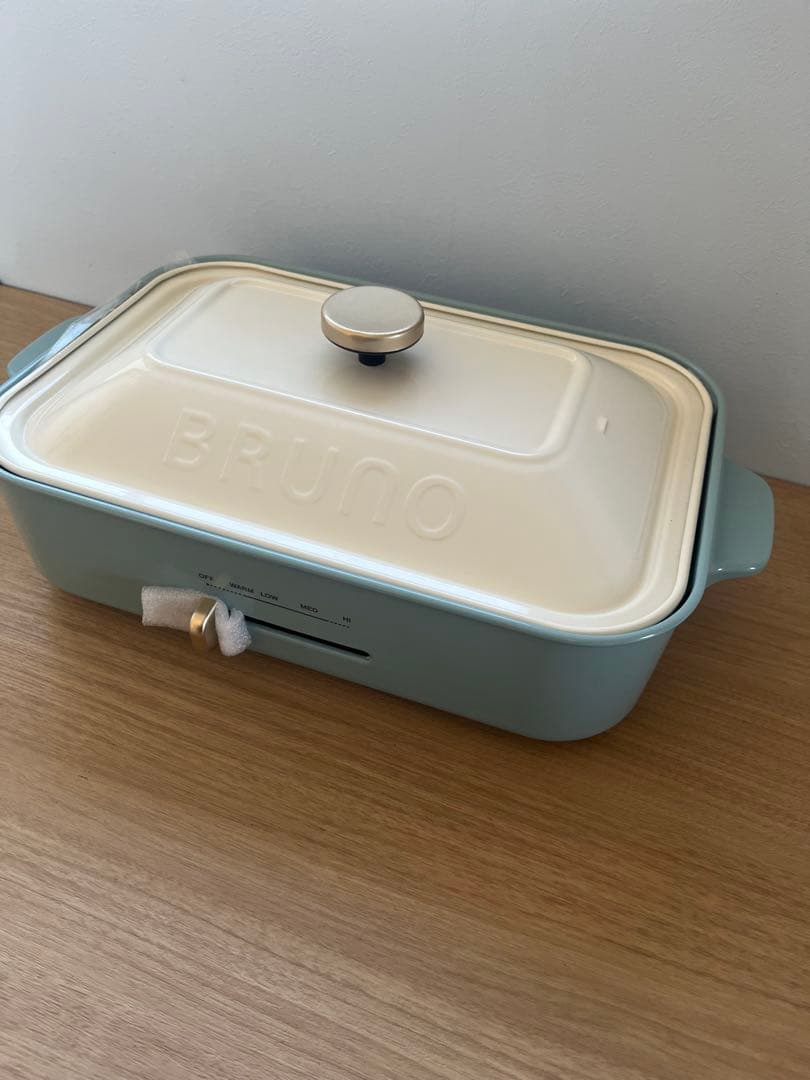 BRUNO ホットプレート ブルーグレー　ホワイト　 未使用