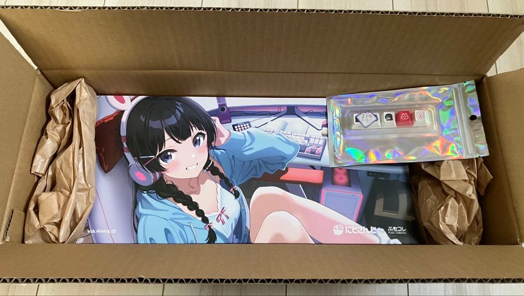 にじさんじ × ふもコレ キーボード 月ノ美兎 VARMILO 日本語配列80%