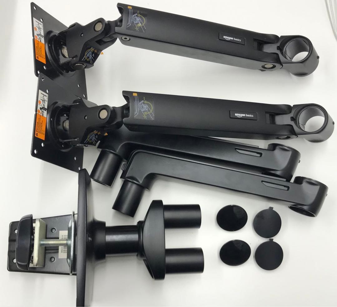 Amazonベーシック　デュアルモニターアーム