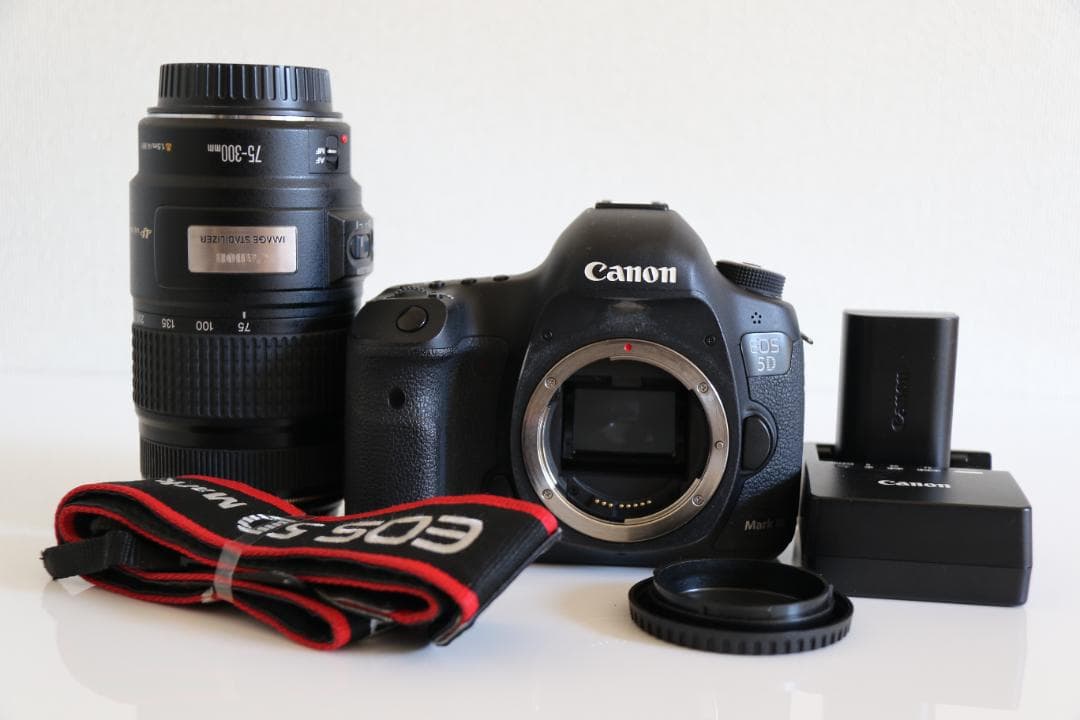 Canon EOS５D　MarkⅢ、Canon　75-300ｍｍレンズ