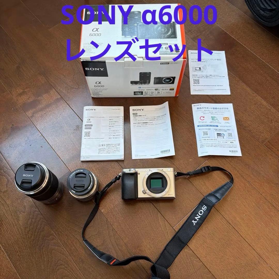 α6000 SONY デジタルカメラ レンズ2セット