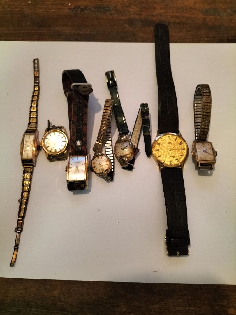 古い時計まとめ売り 金ミクロン他