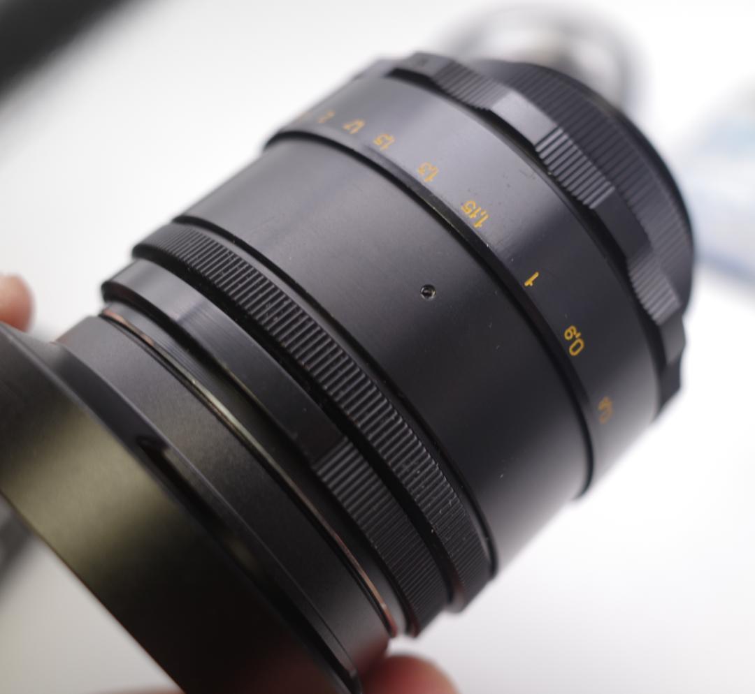 86 デッドストック　ぐるぐるボケレンズ　ヘリオス　44-2　M42アダプター付