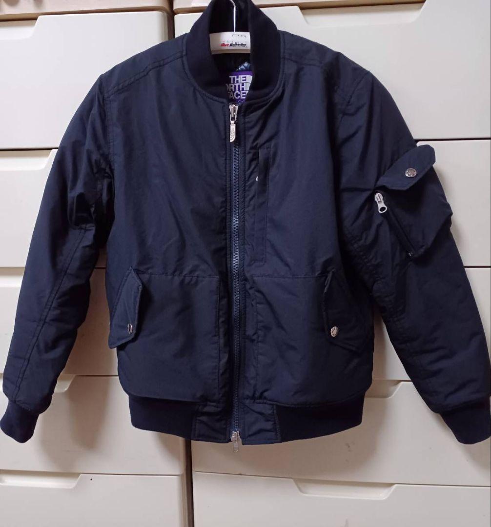 ノースフェイス　パープルレーベル　ジャケット　ブルゾン　MA-1　WS　ネイビー
