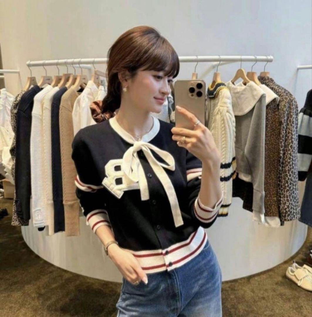 トップス Bibiy B. CLUB TIE CARDIGAN