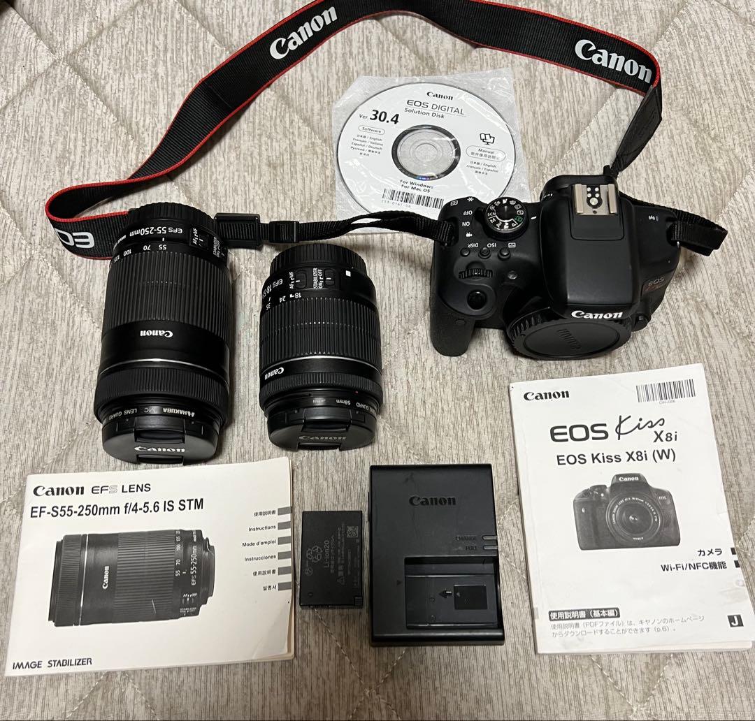 【動作確認済み】Canon EOS Kiss X8i ダブルズームキット