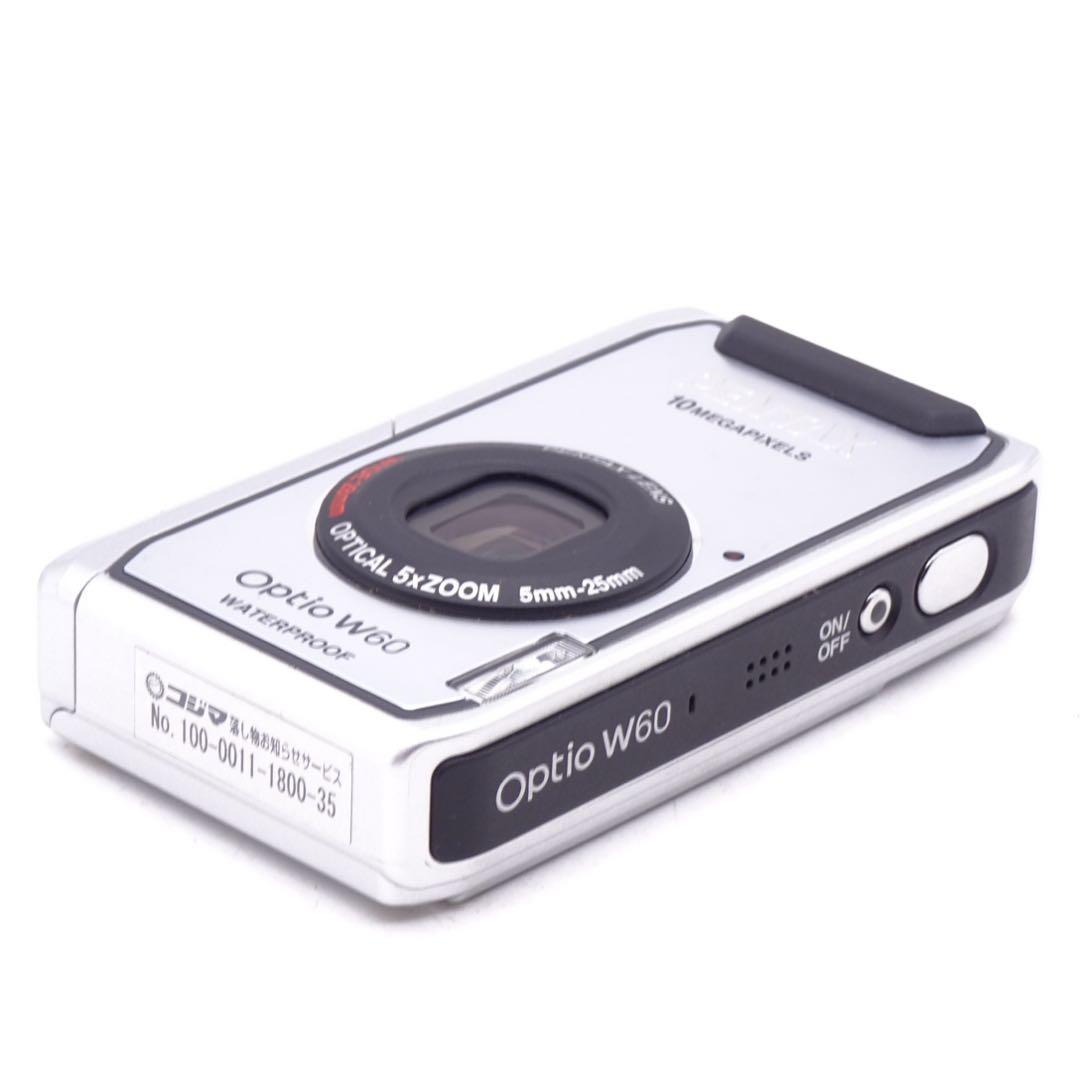【動作確認済】 PENTAX Optio W60 オールドコンデジ