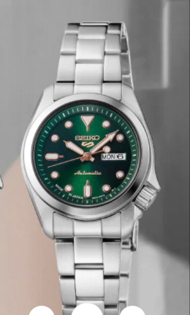 SEIKO5スポーツ　セイコー5スポーツ SRRA005 グリーンフェイス