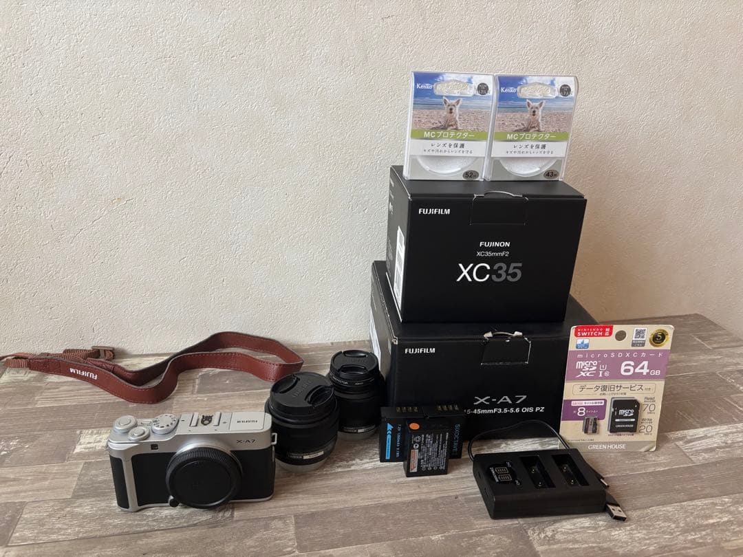 Fujifilm X-A7・XC15-45レンズセットXC35mmF2