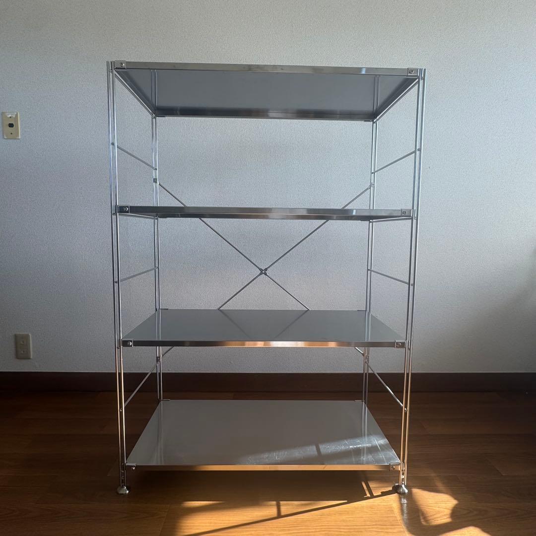 無印ステンレスユニットシェルフ