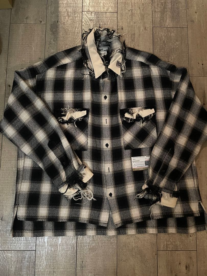 期間限定値下げ☆ミハラヤスヒロ ネルシャツ チェックシャツ