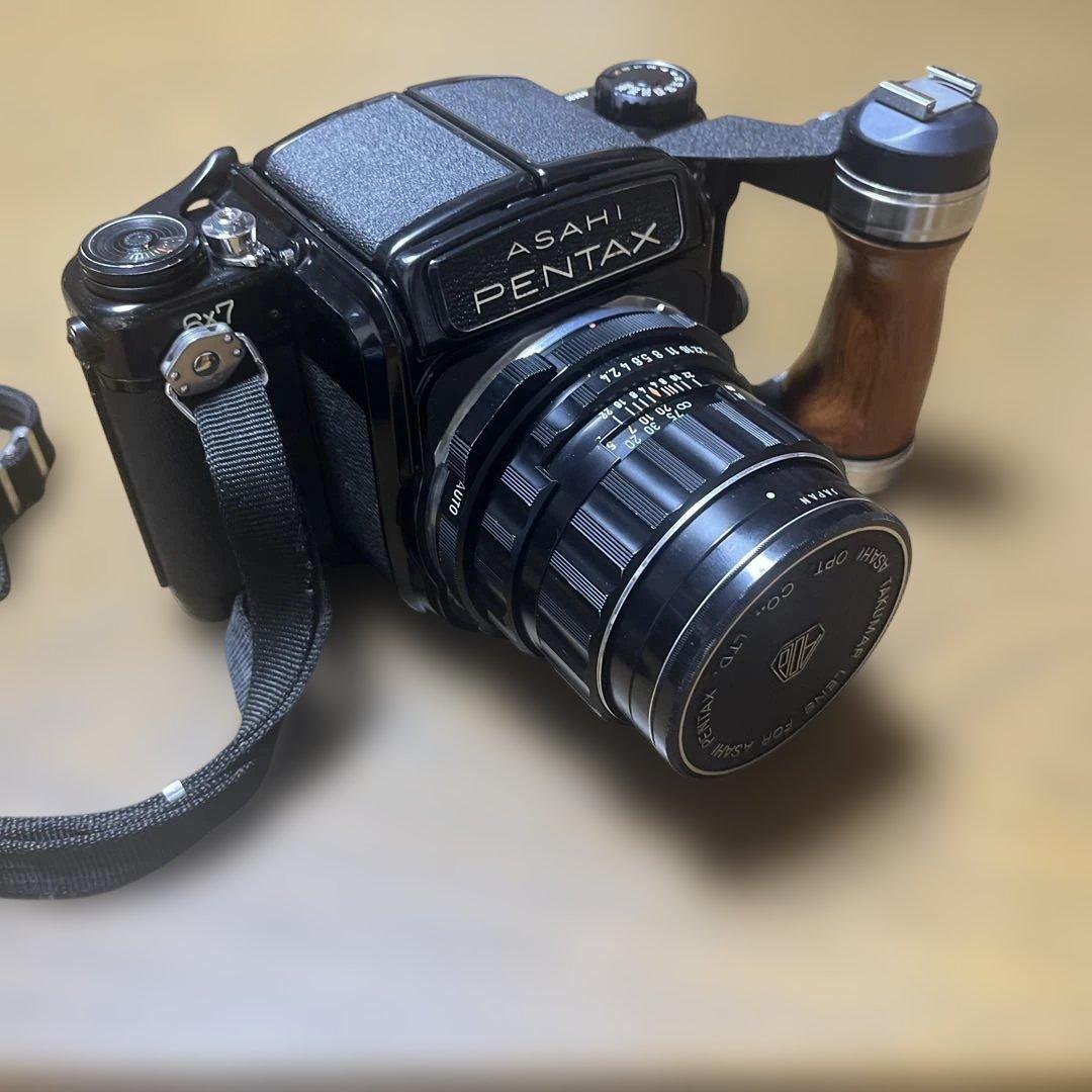 ASAHI PENTAX 中判カメラ TAKUMAR 67 105mm バケペン