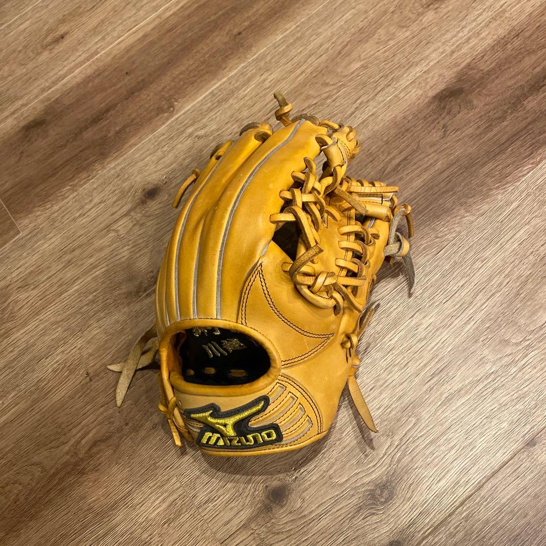 Mizuno 硬式グローブ イエロー
