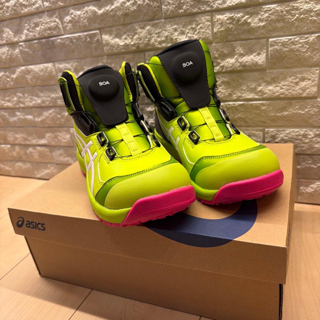 asics WINJOB CP304 BOA 24.5cm ネオンライム