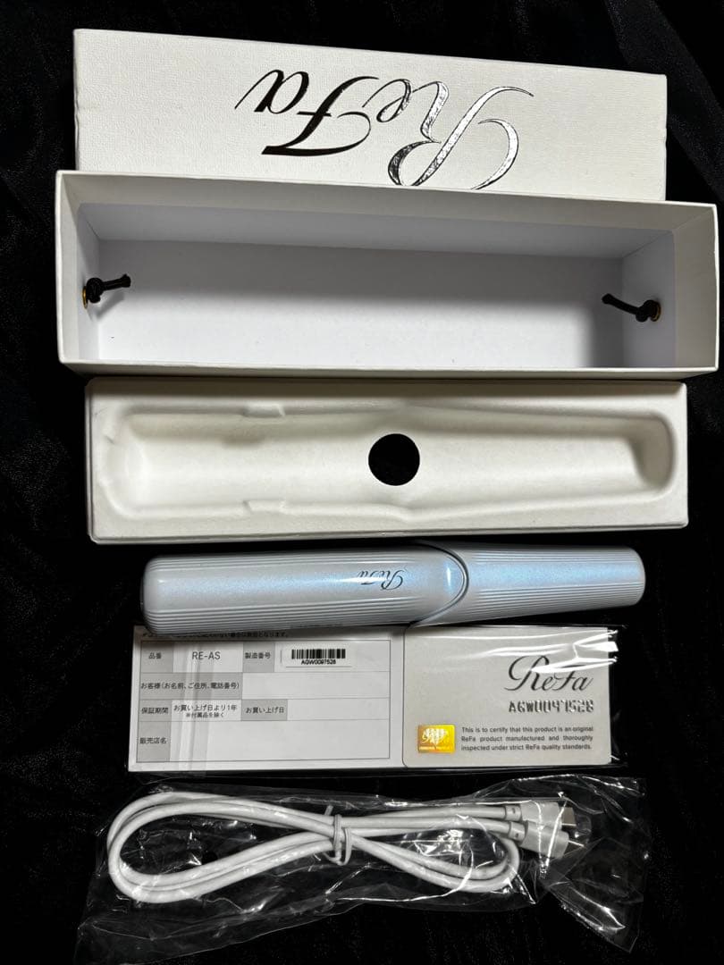 ReFa フィンガーアイロン ストレートアイロン ライトブルー ミニサイズ