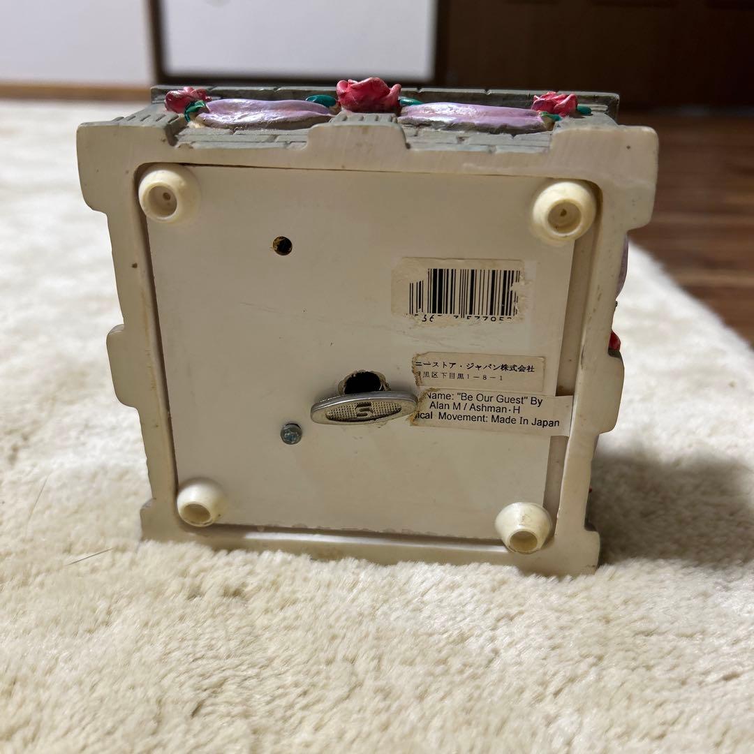 美女と野獣 オルゴール付きフィギュア 陶器