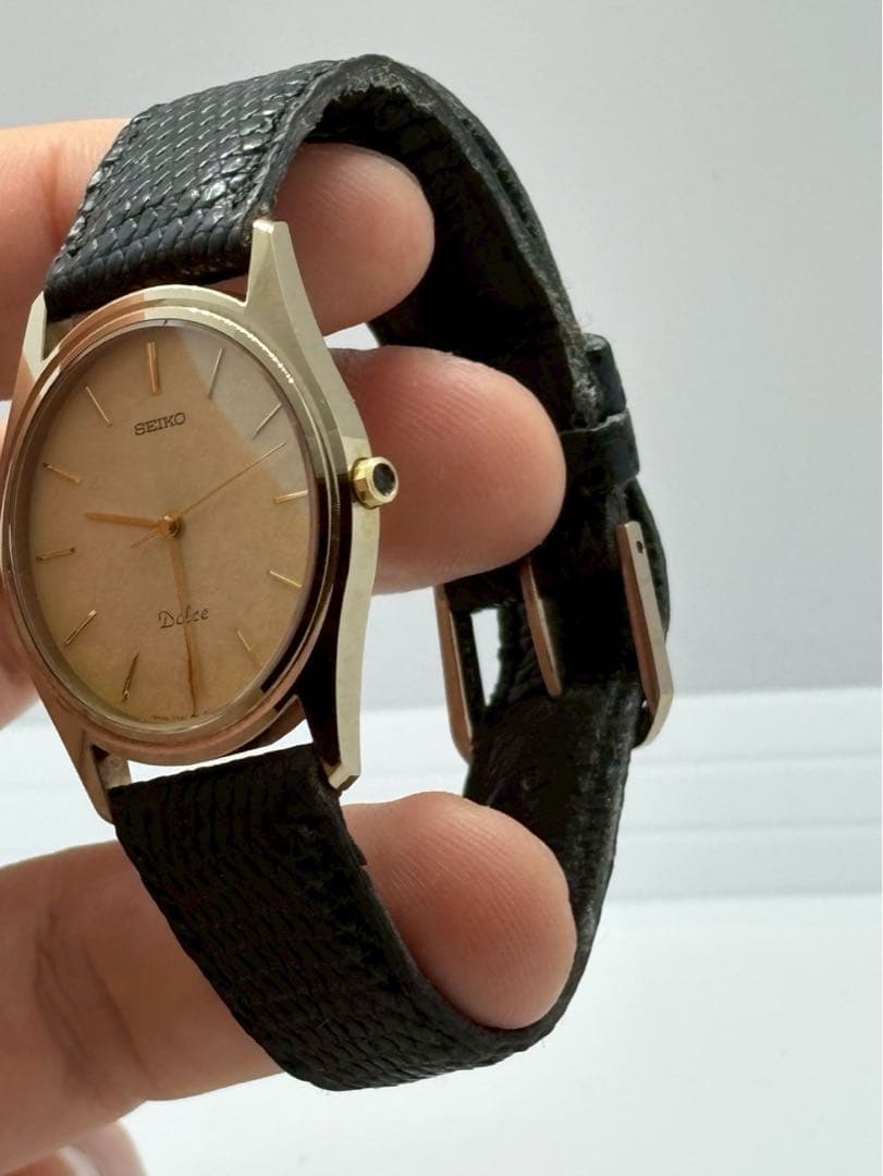 時計 SEIKO DOLCE 7741-6020 TUNGSTEN CARBIDE