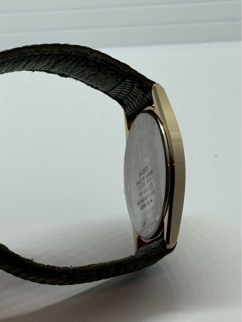 時計 SEIKO DOLCE 7741-6020 TUNGSTEN CARBIDE