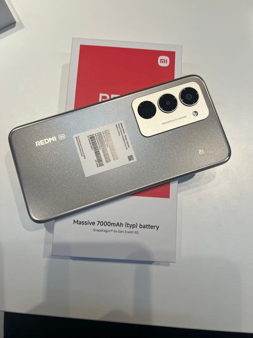 REDMI 15 5G 本体 7000mAhバッテリー