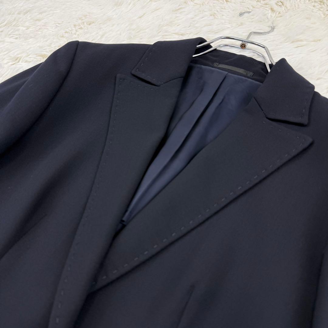 美品 バーバリーロンドン スーツ セットアップ ジャケット フレアパンツ 黒