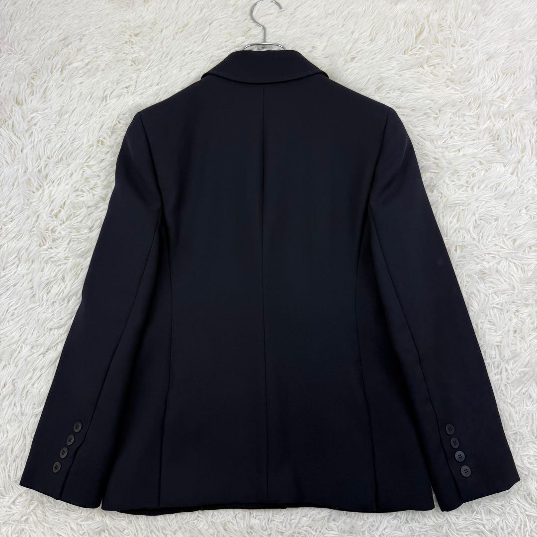 美品 バーバリーロンドン スーツ セットアップ ジャケット フレアパンツ 黒