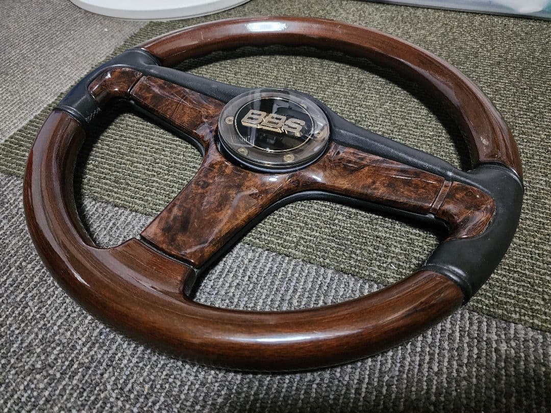 BBS ステアリングホイール ウッドレザー