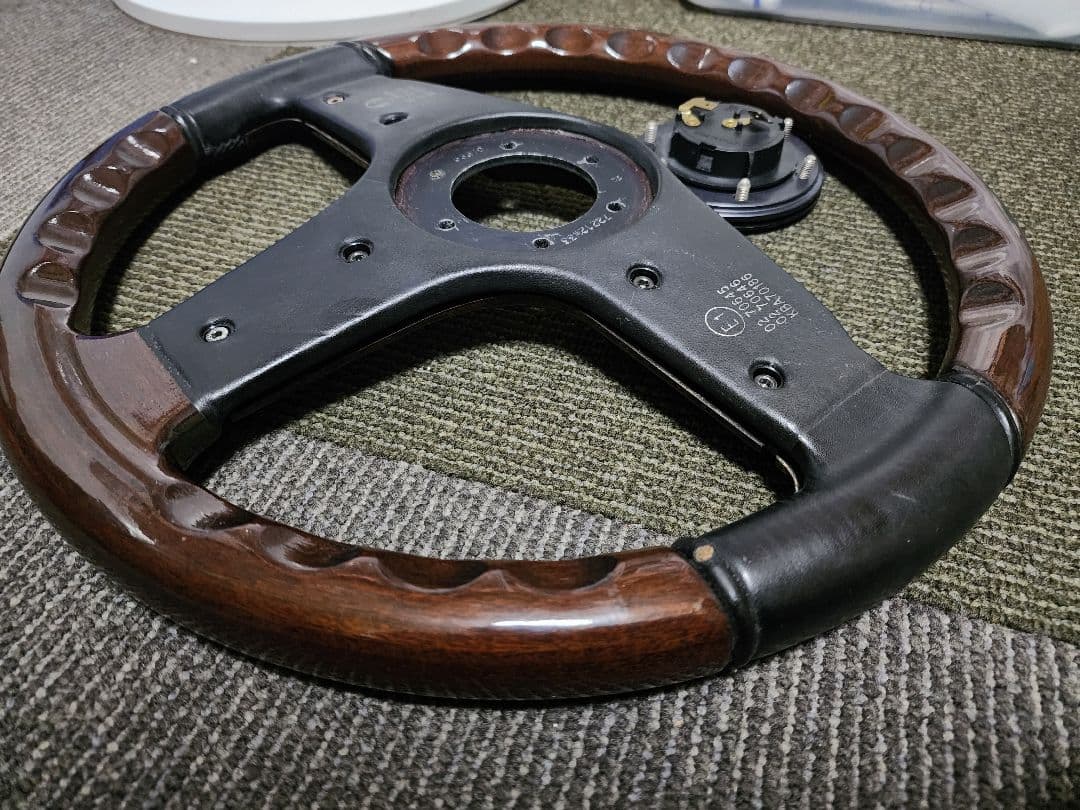 BBS ステアリングホイール ウッドレザー