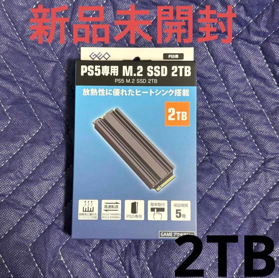 【新品未開封】 2TB M.2 SSD ゲオ メーカー保証書付き
