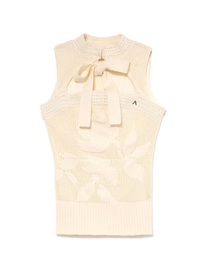 ANDMARY ノースリーブニット F クリーム