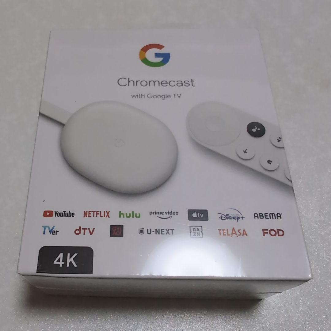 【新品未開封】Chromecast with Google TV 4K