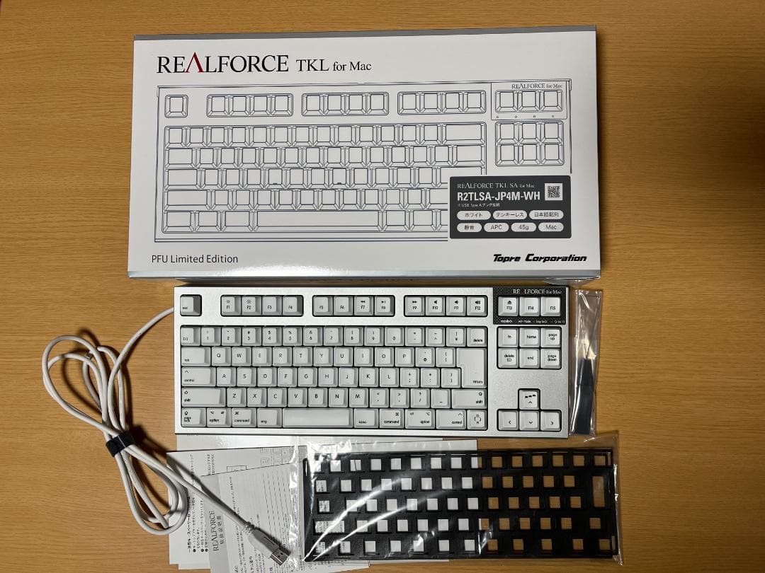 東プレ Realforce for Mac PFU R2TLSA-JP4M-WH