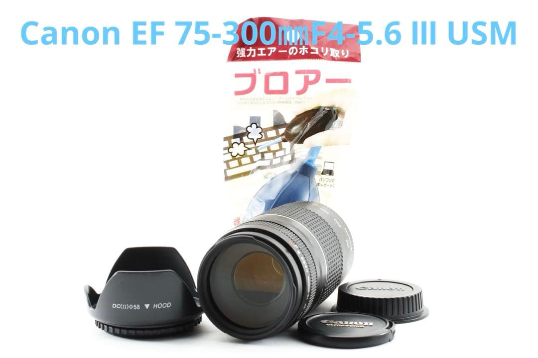 フルサイズ対応/Canon EF 75-300mm F4-5.6 Ⅲ USM