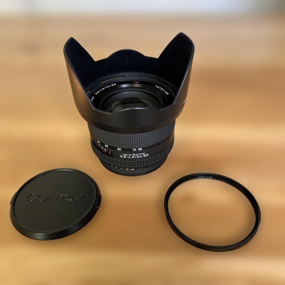 CONTAX Carl Zeiss 24-85mm f/3.5-4.5 フード付