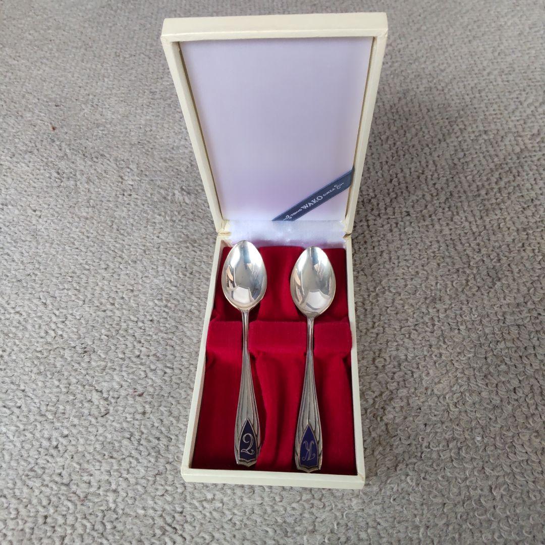 銀製スプーン2本セット