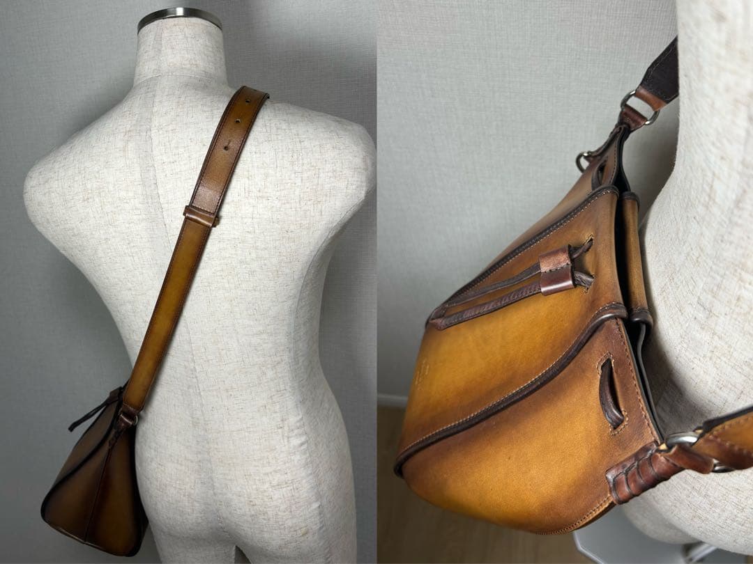 ほぼ新品　特注約50万円　 限定　Berluti ナムソス メッセンジャーバッグ