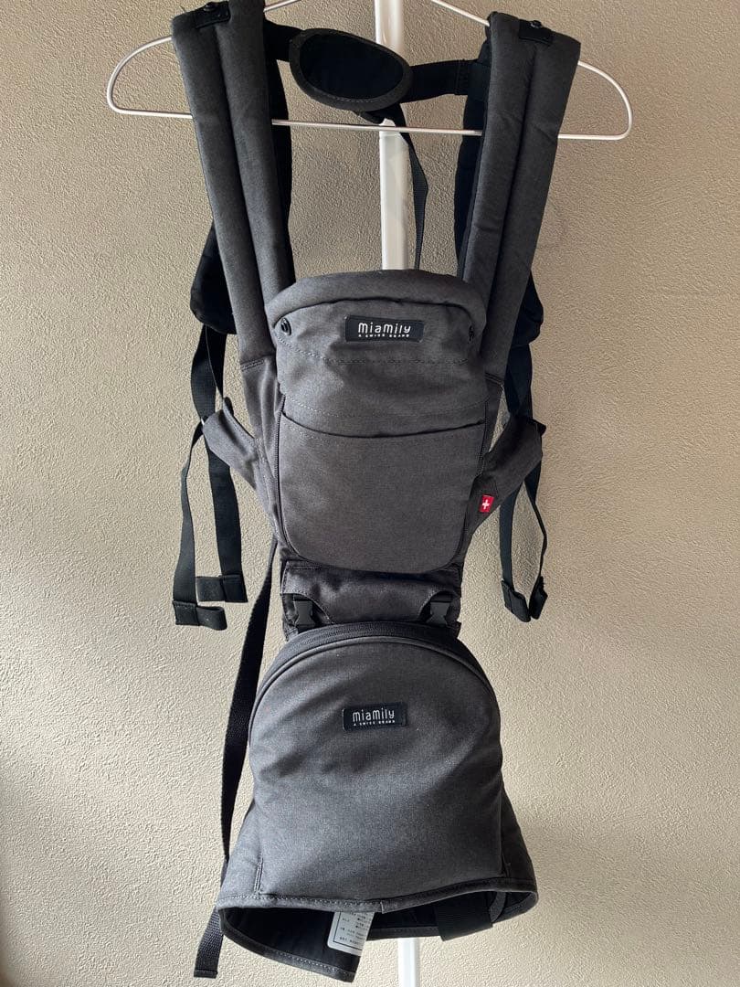 miamily 抱っこ紐 ヒップスタープラス日本モデル　チャコールブラック