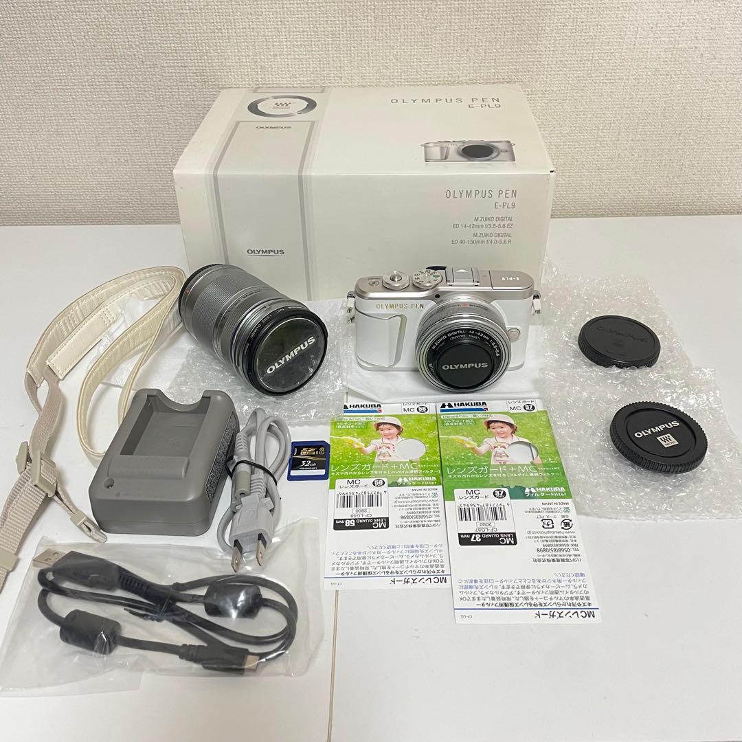 OLYMPUS PEN E-PL9 ホワイト レンズ付き