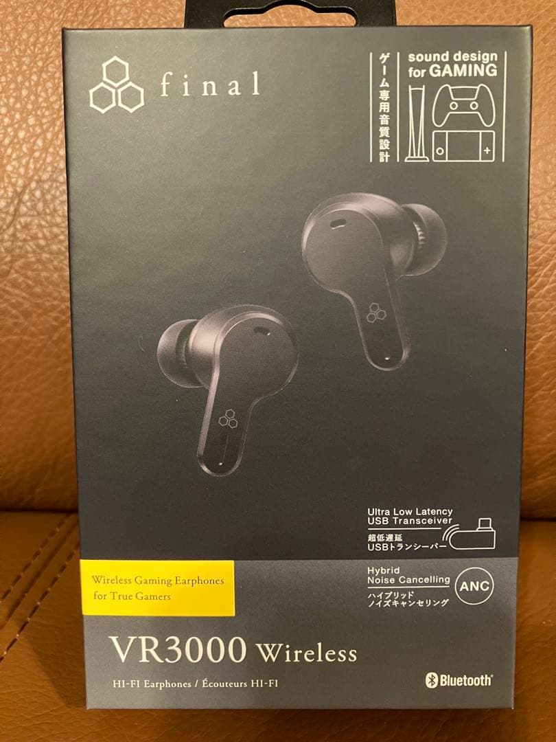 未使用　ゲーミングワイヤレスイヤホン　final VR3000 Wireless