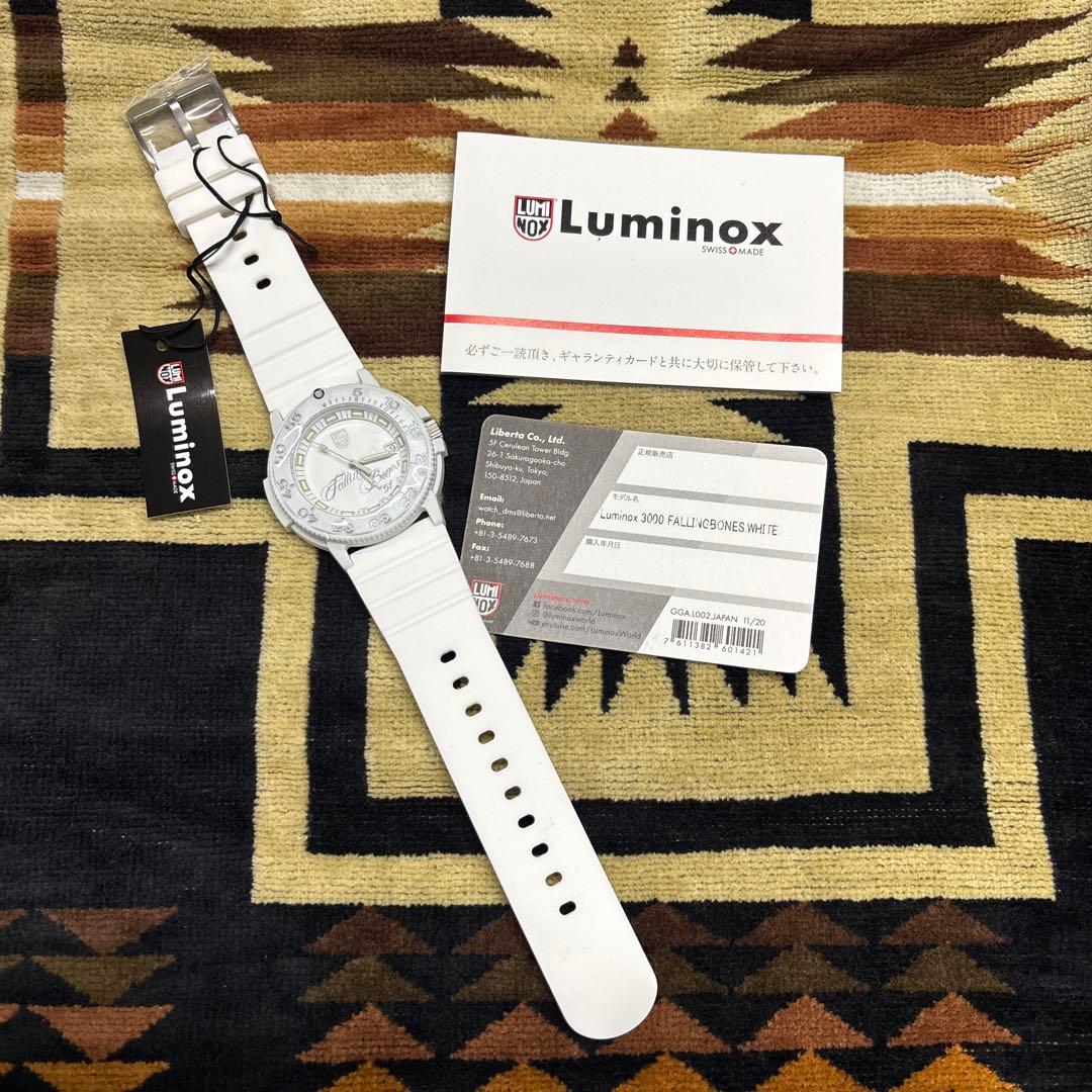 最後.岩城滉一MCクラブ.フォーリングボーンズ　限定Luminox 3000 白