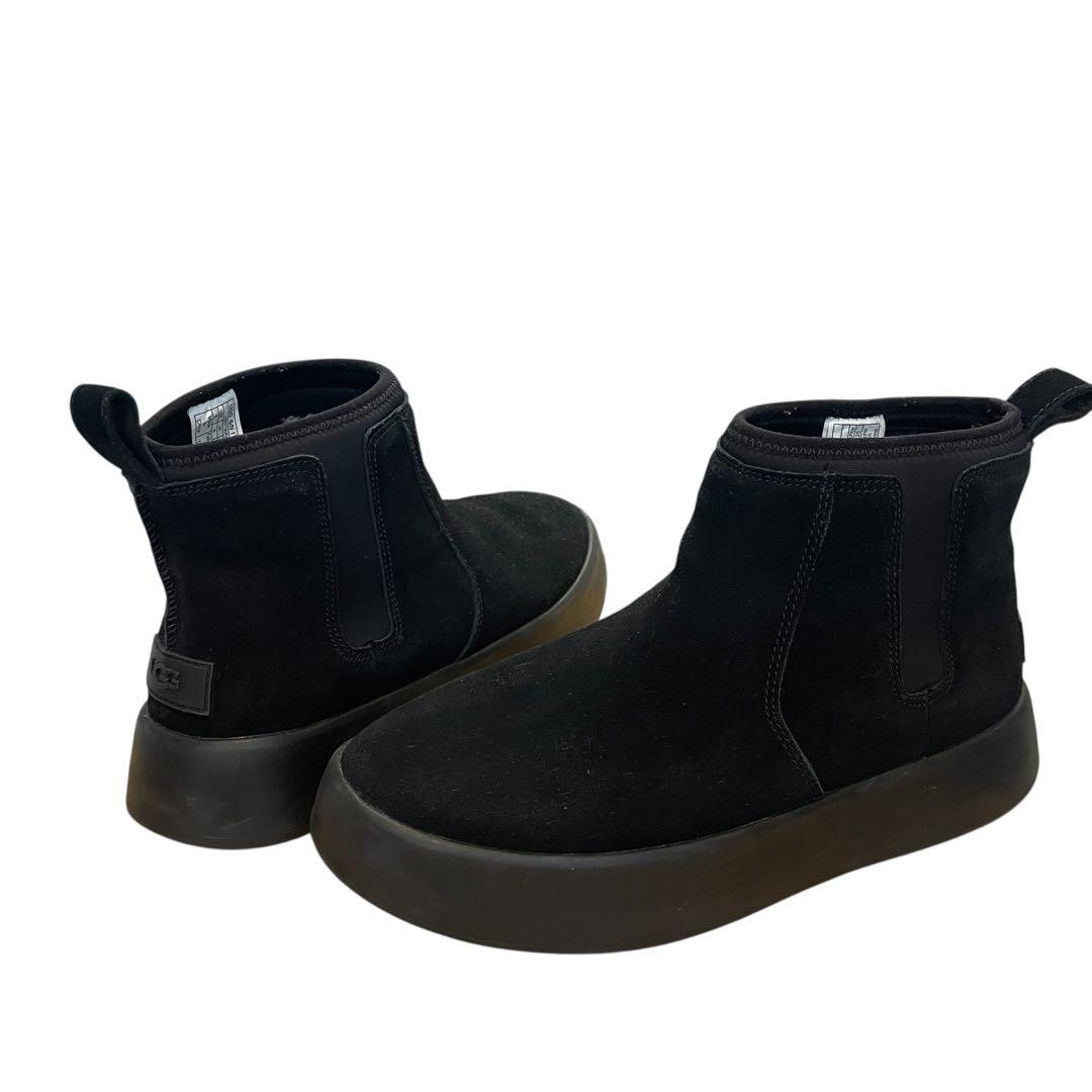 UGG サイドゴア　ブーツ　厚底　ブラック　25