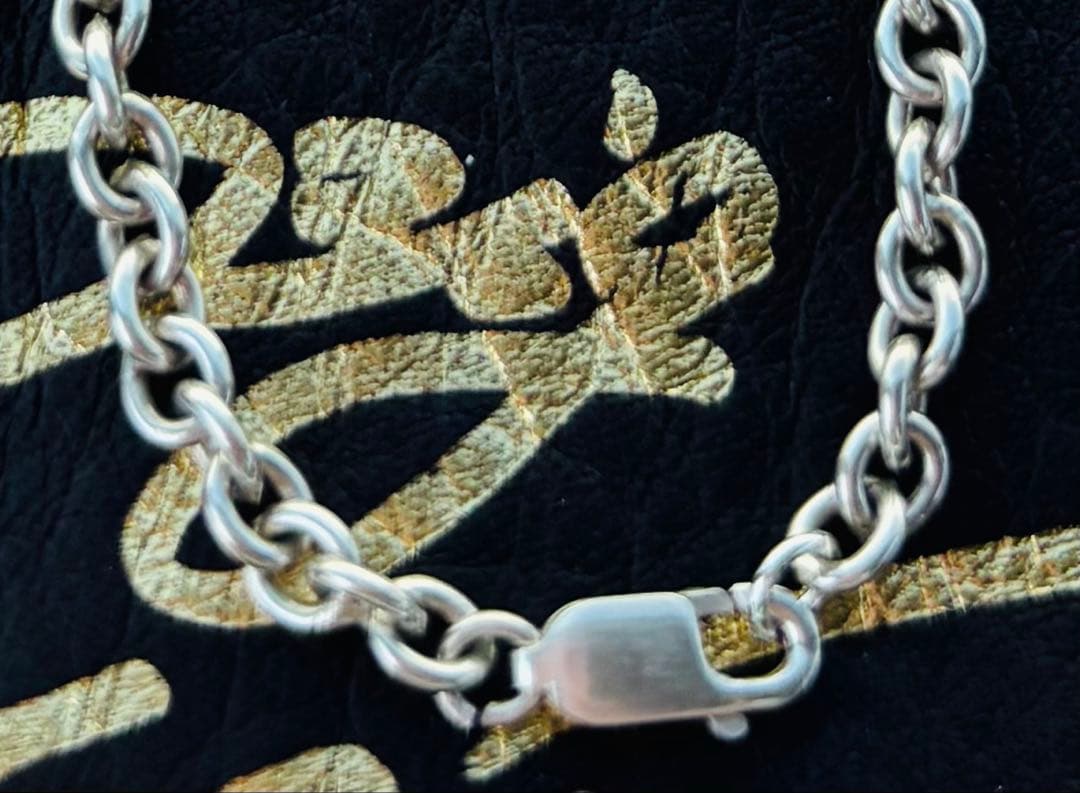 Saad/極太Silver あずきネックレスチェーン