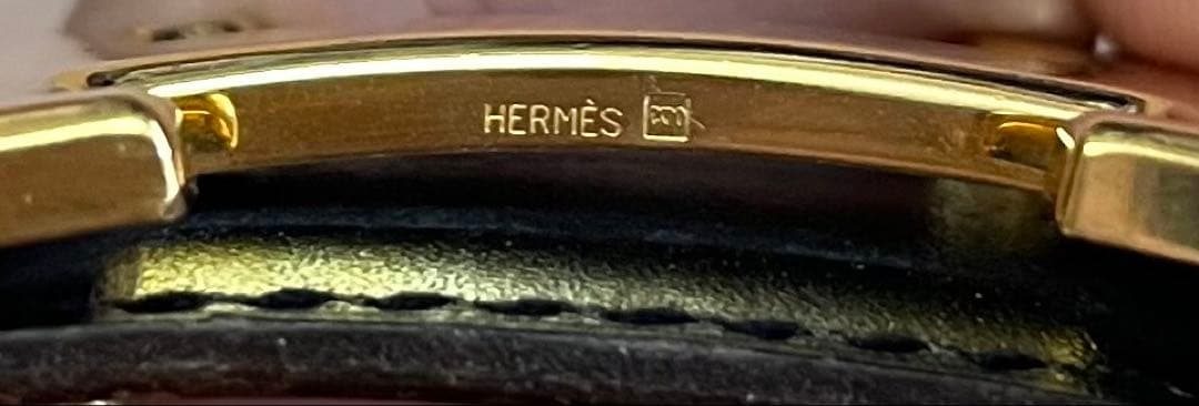 HERMES H字型希少ゴールドバックルベルト 90サイズ限定価格