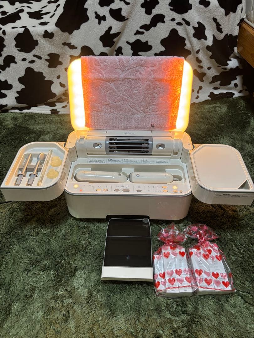 saqinabijou 美顔器　取説箱あり　未使用試供品あり　値段交渉可