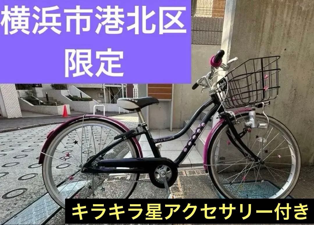 特価【直渡し】ブリヂストン ワイルドベリー ブラック 22インチ　ヘルメット付き